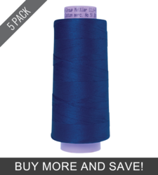 Royal Blue (9150-1303) - Silk Finish Cotton 50wt - 2000 Yards (5 Pack)
