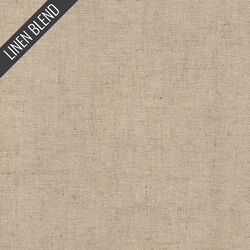 Linen Blend Solid in Soft Sand