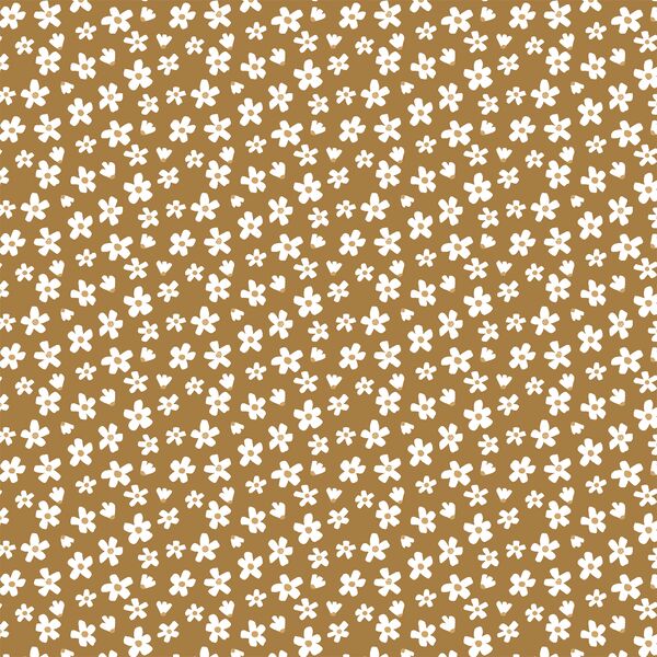 Daisy Garden in Burnt Toffee