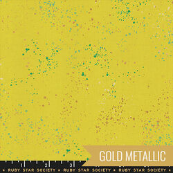 Speckled in Metallic Citron