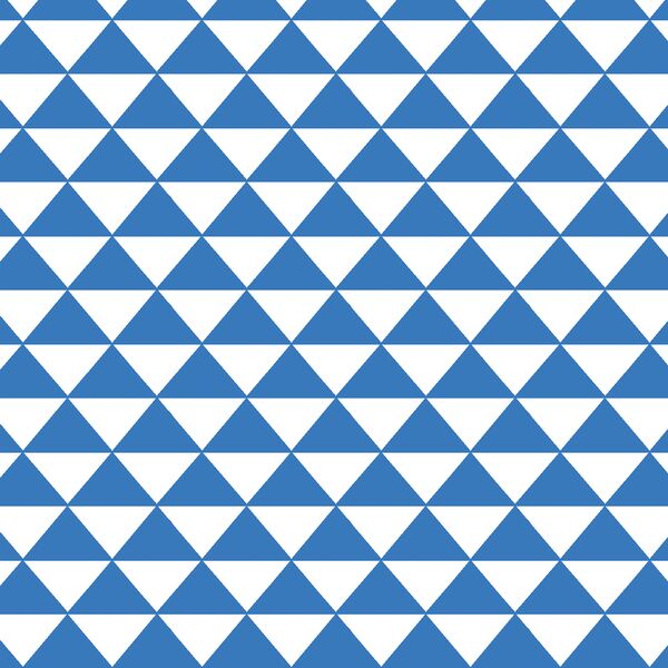Triangle Mosaic in Cerulean