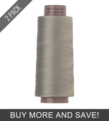 Warm Grey (9140-5035) - Silk Finish Cotton 40wt - 1600 Yards (2 Pack)