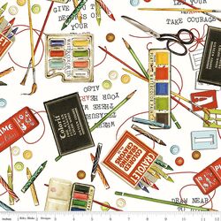 Draw Near Art Toss in White