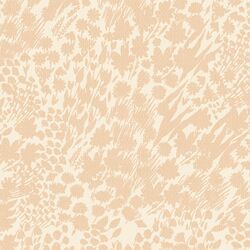 Silhouette Floral in Alabaster on Light Cream