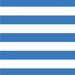Horizontal Play Stripe in Cerulean