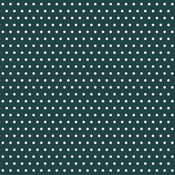 Spring Polka Dot in Dark Teal