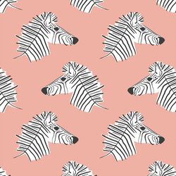 Burchell Zebra in Peony