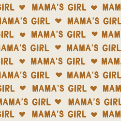 Mama's Girl in Boho Brown on Egret