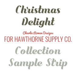 Christmas Delight Sample Strip