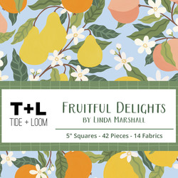 Fruitful Delights 5" Square Pack