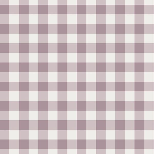 Gingham in Dusty Lavendar