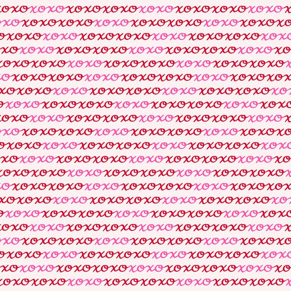 XOXO Stripe in Heartthrob
