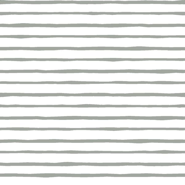 Artisan Stripe in Sage on White