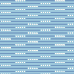 Star Spangled Stripes in Cloud Blue