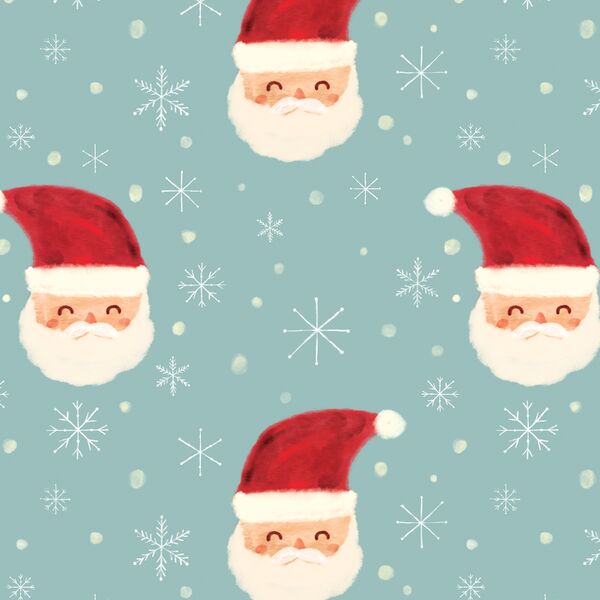 Santa in Snow