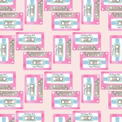 Holiday Mix Tape in Festive Pink