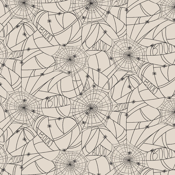 Spider Webs in Cream