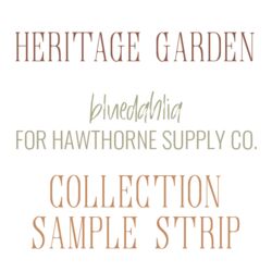 Heritage Garden Sample Strip