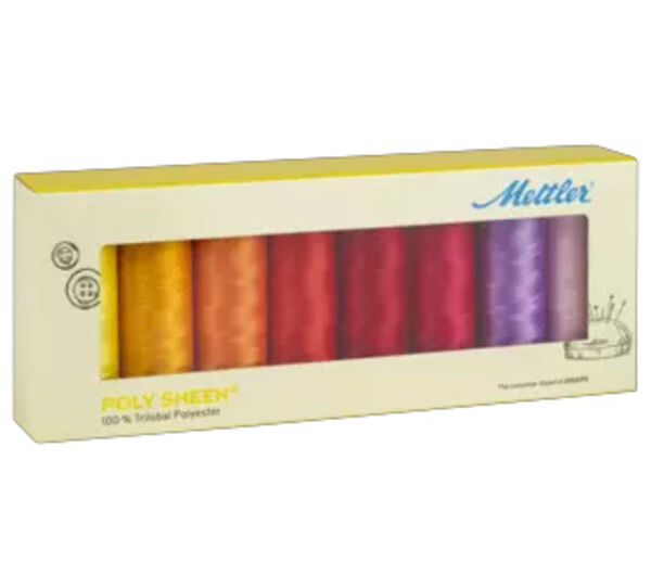 Poly Sheen Floral Thread Set