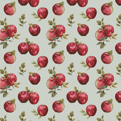 Apples in Dewy Green