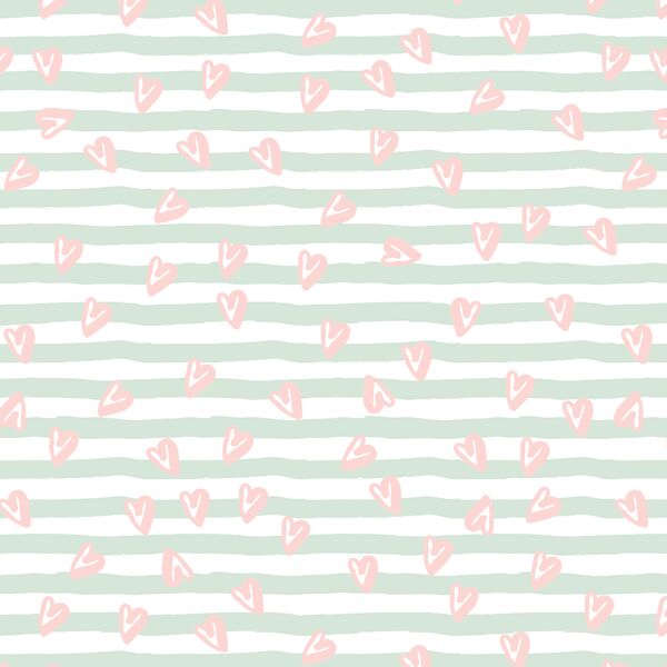 Sweetened Stripes in Mint Swirl