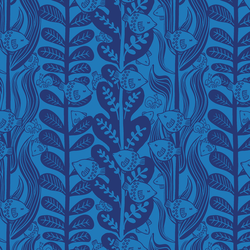 Under the Sea in Blue Depths