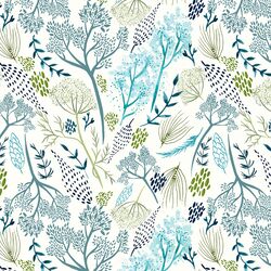 Forest Foliage in Cream
