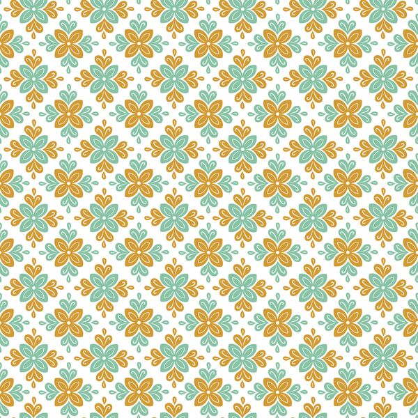 Wild Foulard in Gold and Mint