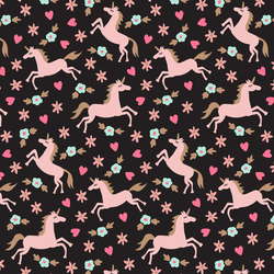Magical Unicorns in Ebony