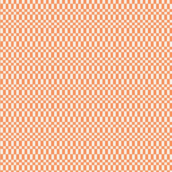 Neo Checkerboard in Tangerine