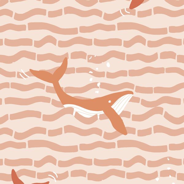 Large A Whale of a Time in Summer Coral
