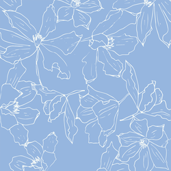 Sky Garden in Clear Blue