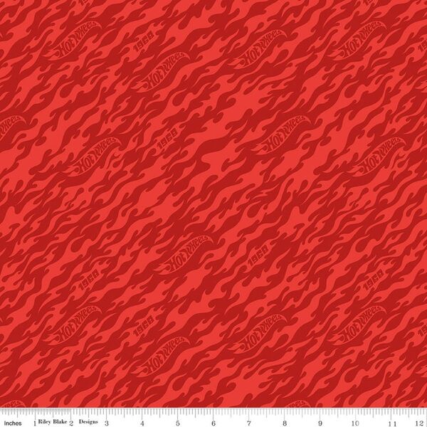Flames in Red