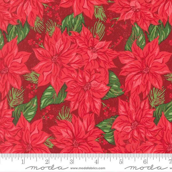 Vintage Poinsettia in Cardinal