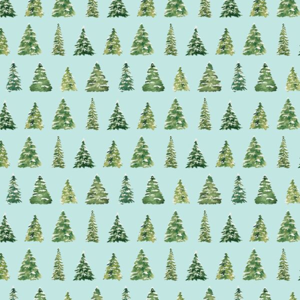 Tree Farm in Aqua