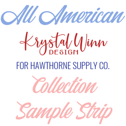 All American Sample Strip
