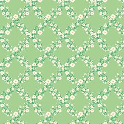 Floral Bracelets in Leaf Green