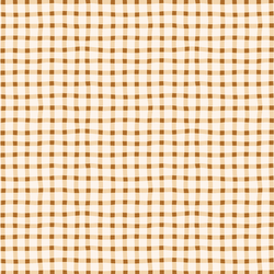 Wobbly Gingham in Copper Tan