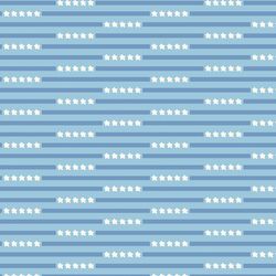 Star Spangled Stripes in Cloud Blue