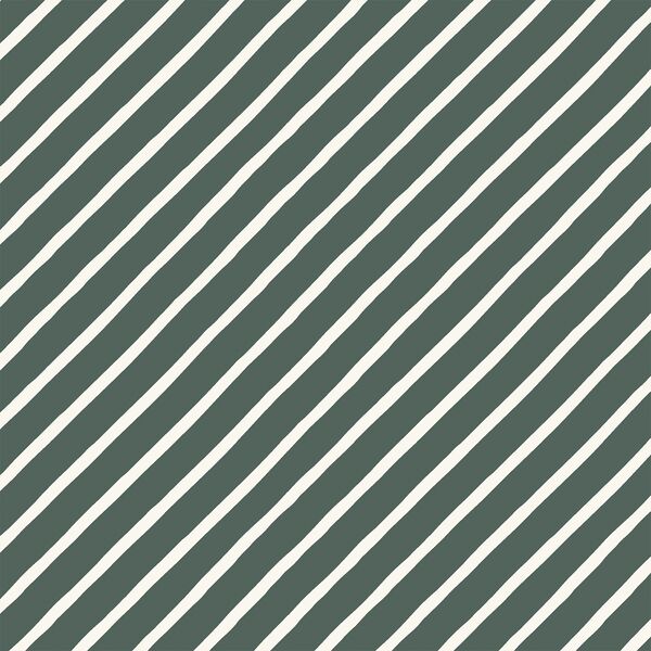 Sweet Candy Stripe in Duck Green