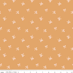 Twirls and Ties in Apricot