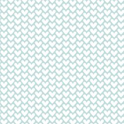 Hearts in Glacier Blue