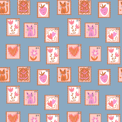 Love Stamps in Copen Blue