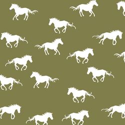 Horse Silhouette in Jungle