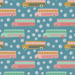 Bus Line in Denim