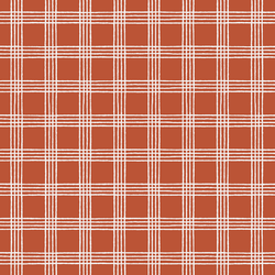 Plaid in Autumn Orange