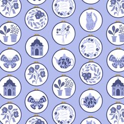 Embroidery in Periwinkle