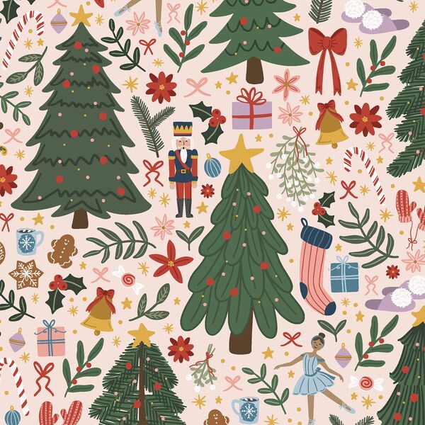 Decorating the Tree in Festive