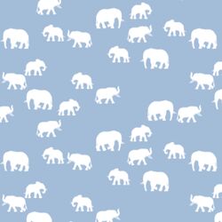 Elephant Silhouette in Water