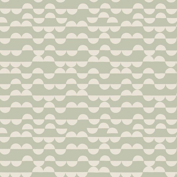 Pebbles in Cream on Sage